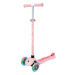Globber Dětská tříkolová koloběžka Primo Plus V2 - svítící kola - světle růžová