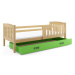 Dětská postel KUBUS s úložným prostorem 80x160 cm - borovice v-ruzova-bms