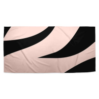 Ručník Růžový vzor zebry - 30x50 cm