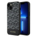 Kryt Guess iPhone 14 Plus 6.7" black hardcase GCube Stripes MagSafe (GUHMP14MHGCFSEK)