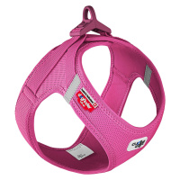 Curli Vest Clasp Air-Mesh postroj – fuchsiový - velikost XS: obvod hrudníku 33,9 - 38,2 cm