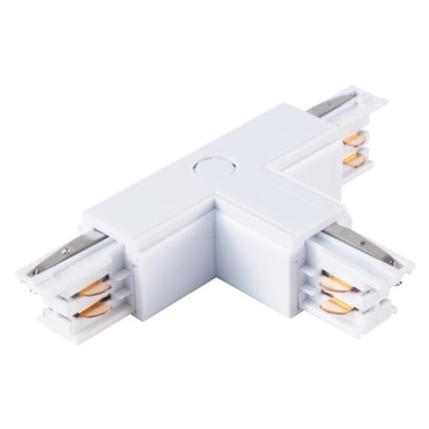 Konektor pro svítidla v lištovém systému 3-fázový TRACK bílá typ T Donoci