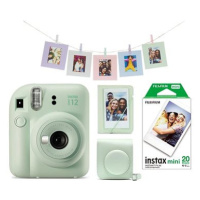 Fujifilm Instax Mini 12 Green + Mini 12 ACC kit + 2x10 film