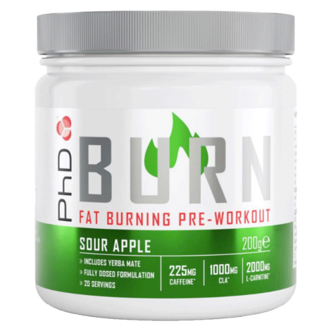 PhD Nutrition Burn Pre-Workout 200g - citron