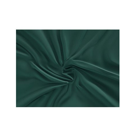 Kvalitex Saténové prostěradlo Luxury Collection 140 × 200 cm tmavě zelené Výška matrace do 22 cm