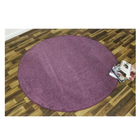 Kusový koberec Nasty 101150 Lila kruh 133×133 (průměr) cm