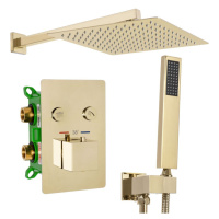 REA Sprchový termostatický set FENIX DAVIS zlatý + BOX REA-P6324
