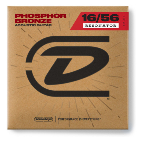 Dunlop DOP1656 Resonator Phosphor Bronze Medium
