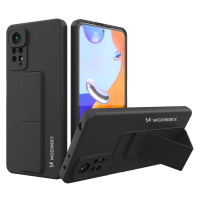 Wozinsky Flexibilní silikonové pouzdro se stojánkem na Xiaomi POCO X4 PRO 5G / Note 11 Pro Black