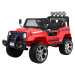mamido  Elektrické autíčko Jeep Raptor 4x4 červené