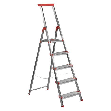 Rolser hliníkové schůdky Brico 5 stupňů - norma EN131 pro profesionální použití