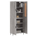 vidaXL Skříň highboard šedá sonoma 69,5 x 34 x 180 cm kompozitní dřevo