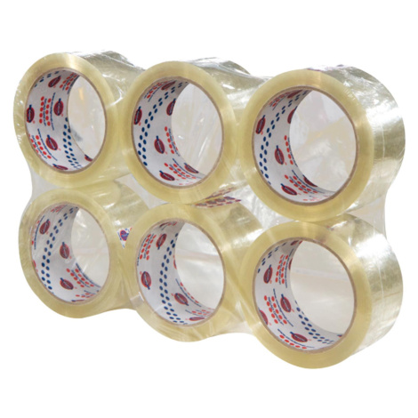 Balicí páska Office Depot - čirá, 50 mm x 100 m, 6 ks