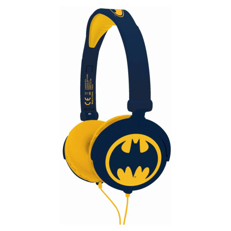 Lexibook Skládací drátová sluchátka Batman s limitem hlasitosti