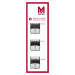 Moser 1801-7010 Magnetic Premium Attachment Combs - náhradní magnetické nástavce: 1.5, 3, 4.5 mm