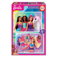 EDUCA Puzzle Barbie 2 × 48 dílků