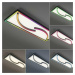 PAUL NEUHAUS LED stropní svítidlo hranaté, světelné scény, stmívatelné, paměťová funkce RGB+2700