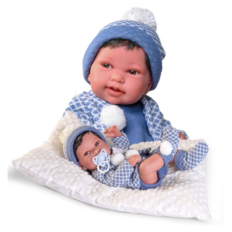 Antonio Juan 5035 PIPO - realistická panenka miminko s celovinylovým tělem - 42 cm