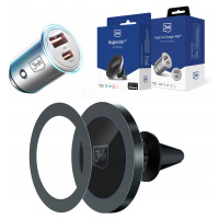 Magnetický držák 3mk MagHolder nabíječka do auta Car Charger 100W