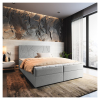 MSL Kontinentální čalouněná postel MADONA (180 x 200 cm) Barva látky: INARI 91