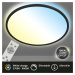 BRILONER Ultraploché CCT svítidlo LED panel, pr.48 cm, LED, 31 W, 3500 lm, černá BRILO 3728-015