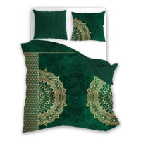 Faro Povlečení ze saténové bavlny Pure Sateen 140x200 cm zelené