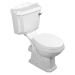 AQUALINE ANTIK WC kombi, retro, spodní/zadní odpad, bílá AK107-01