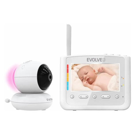 EVOLVEO NL4, dětská videochůvička s nočním světlem a otočnou kamerou