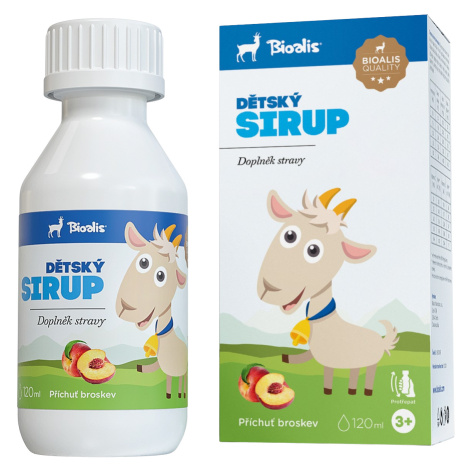 BIOALIS Kozí colostrum + Betaglukany Dětský sirup 120 ml