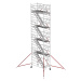 Altrex Široké lešení se schody RS TOWER 53, dřevěná plošina, délka 2,45 m, pracovní výška 10,20 