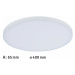 PAULMANN LED Panel Smart Home Zigbee Velora kruhové 400mm měnitelná bílá bílá stmívatelné
