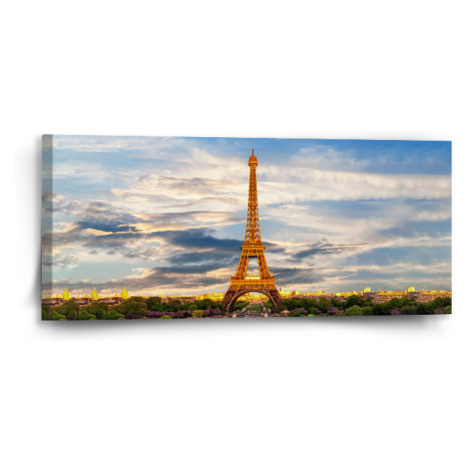 Sablio Obraz Eiffel Tower 3 - 110x50 cm