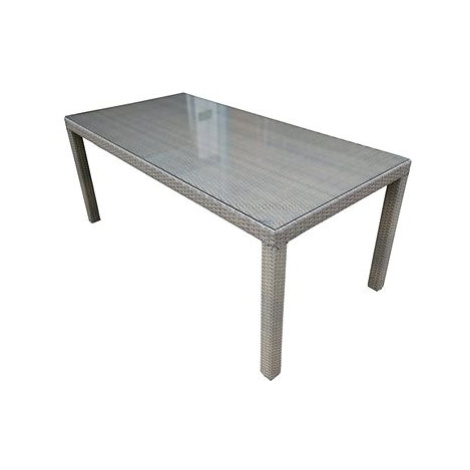 DIMENZA Stůl zahradní BARCELONA, šedý 150cm