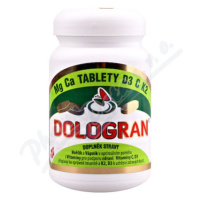 DOLOGRAN tablety Mg Ca D3 C K2 tb.60 (90g)