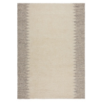 Flair Rugs koberce Ručně tkaný kusový koberec Minerals Border Natural - 120x170 cm