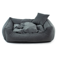 Vsepropejska Snug elegantní pelech pro psa Barva: Tmavě-šedá, Rozměr (cm): 70 x 55
