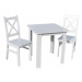 Jídelní set Timmy II - 2x židle, 1x stůl (bílá)
