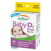 Jamieson Baby-D Vitamín D3 400 IU kapky 11,7 ml