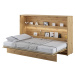 Jednolůžková sklápěcí postel BED CONCEPT 2 dub artisan, 120x200 cm