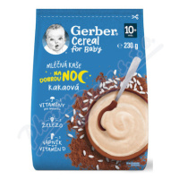 Gerber Cereal Ml.kaše na dobrou noc kakao 230g 10M