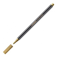 STABILO Pen 68 metallic Vláknový fix - zlatá