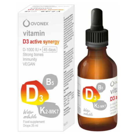 Ovonex Vitamin D3 Active Synergy kapky 25 ml Ovonex Vitamin D3 Active Synergy kapky 25 ml Ovonex