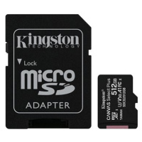 Kingston MicroSDXC 512GB Canvas Select Plus + SD adaptér