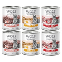 Wolf of Wilderness míchaná balení - 10 % sleva - Senior 6 x 800 g – se spoustou čerstvé drůbeže 