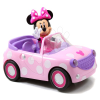 Autíčko na dálkové ovládání RC Minnie Roadster Jada růžové délka 19 cm