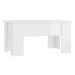 Shumee Konferenční stolek 79 × 49 × 41 cm, lesklý bílý