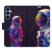 iSaprio Flip pouzdro Neon Astronaut 02 pro Samsung Galaxy A25 5G