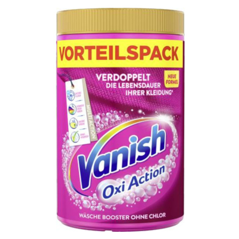 Vanish Oxi Action práškový odstraňovač skvrn na barevné prádlo 1650 g