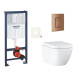 Závěsný wc set do lehkých stěn / předstěnová montáž Grohe Euro Ceramic SIKOGRSEUSCDL0