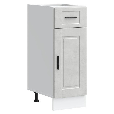 vidaXL Kuchyňská spodní skříňka "Porto" betonově šedá kompozitní dřevo